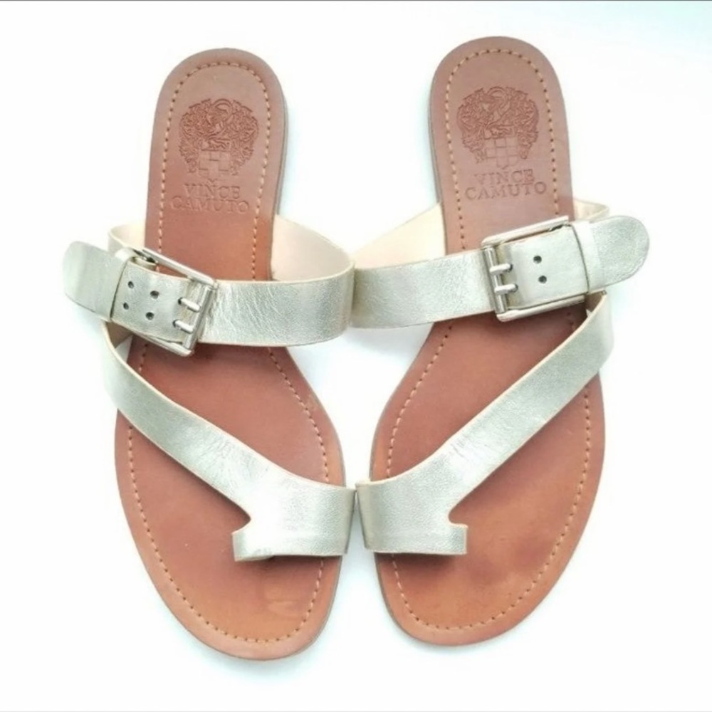 Vince camuto gold sandals